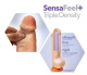 Телесный фаллоимитатор-реалистик 9 Inch Thick Posable Dildo With Balls - 22,8 см.