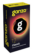 Классические презервативы с обильной смазкой Ganzo Classic - 12 шт. фото в интим магазине Love Boat