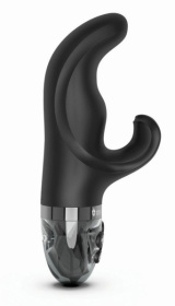 
Черный вибратор-кролик с электростимуляцией Hop Hop Bob - 16 см. фото в интим магазине Love Boat