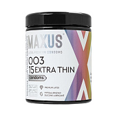 Экстремально тонкие презервативы MAXUS 003 Extra Thin - 15 шт.
