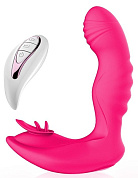 Ярко-розовый вибратор Mermaid с пультом ДУ фото в интим магазине Love Boat