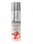 Массажное масло JO Aromatix Massage Oil Strawberry с ароматом клубники - 120 мл. фото в интим магазине Love Boat