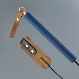 
Стек «Дикий Запад» с джинсовой ручкой - 60 см. фото в интим магазине Love Boat