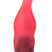 Гелевый розовый массажёр простаты - 20,5 см.