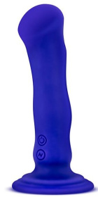 Синий перезаряжаемый вибратор Nude Impressions 01 - 15 см. фото в секс шопе Love Boat