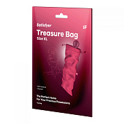 Розовый мешочек для хранения игрушек Treasure Bag XL фото в интим магазине Love Boat