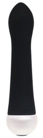 Черный вибратор Fashion Succubi Caressing Vibe - 14,5 см. фото в секс шопе Love Boat