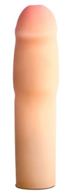 Телесная насадка-удлинитель на пенис PERFORMANCE 1.5INCH COCK XTENDER - 16 см. фото в интим магазине Love Boat
