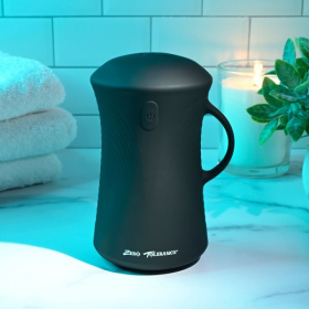 Черный вибромастурбатор с гироскопом Gyro Stroke