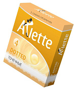 Презервативы Arlette Dotted с точечной текстурой - 3 шт. фото в интим магазине Love Boat