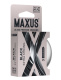 Черные утолщенные презервативы MAXUS Extra Strong с железным кейсом - 3 шт.