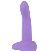 Фиолетовый нереалистичный дилдо Emotional - 13 см.