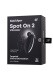 Черный вибростимулятор клитора Satisfyer Spot On 2