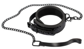 
Ошейник и поводок с геометрическим узором Collar with Leash фото в интим магазине Love Boat