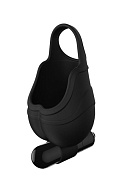 Черный подхват для мошонки с вибрацией VIBRATING SCROTUM TEASER фото в интим магазине Love Boat