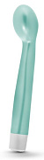 Зеленый вибратор G Slim Rechargeable - 18 см.  фото в секс шопе Love Boat