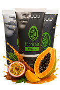 Набор из 3 съедобных лубрикантов JUJU со вкусом тропических фруктов фото в интим магазине Love Boat