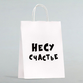 Подарочный пакет  Романтичная парочка  - 30 х 24 см. фото в интим магазине Love Boat