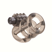 Плетеная насадка с вибростимулятором STRETCHY фото в интим магазине Love Boat