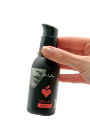 Съедобный лубрикант JUJU Strawberry с ароматом клубники - 100 мл.