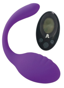 Фиолетовое виброяйцо Smart Dream II + LRS с пультом ДУ фото в интим магазине Love Boat