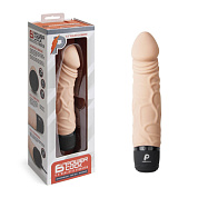 Телесный вибратор-реалистик 6.5  Girthy Realistic Vibrator - 19 см. фото в интим магазине Love Boat
