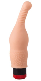 Анальный вибромассажер с тонким кончиком - 20,5 см. фото в интим магазине Love Boat