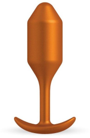 Пробка для ношения цветы бронзы B-vibe Snug Plug 2 - 11 см. фото в интим магазине Love Boat