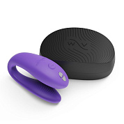 Фиолетовый вибромассажер для пар We-Vibe Sync Go фото в интернет магазине Love Boat