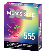 Стимулирующая насадка на пенис MEN SIZE 555 фото в интим магазине Love Boat
