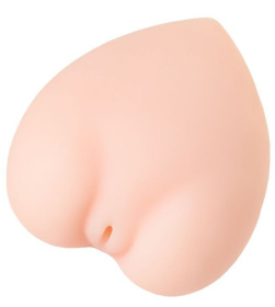 Телесный мастурбатор-вагина в форме сердца фото в интим магазине Love Boat