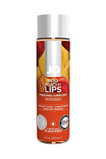 Лубрикант на водной основе с ароматом персика JO Flavored Peachy Lips - 120 мл. фото в интим магазине Love Boat