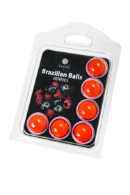 Набор из 6 шариков с массажным маслом Brazilian Balls с ароматом ягод