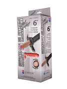 Пояс-трусики с насадкой Glamour Silver - 15,5 см. фото в интим магазине Love Boat