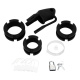 Черная клетка для пениса Silicone Small 2 in Cock Cage With Ball Divider