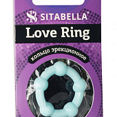 Цветное эрекционное кольцо Love Ring с бусинами