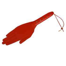 
Красная хлопалка-ладошка - 35 см. фото в интим магазине Love Boat