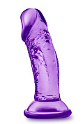 Фиолетовый фаллоимитатор на присоске SWEET N SMALL 4INCH DILDO - 11,4 см. фото в интим магазине Love Boat