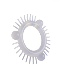 Эластичное эрекционное кольцо с 3 шариками и шипами