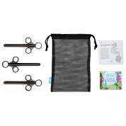 
Набор из 3 черных шприцев для лубриканта фото в интим магазине Love Boat