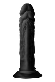 Черный анально-вагинальный фаллоимитатор Double Penetrator - 19,5 см.