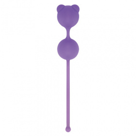 Фиолетовые вагинальные шарики PUSSYNUT DOUBLE SILICONE фото в интим магазине Love Boat
