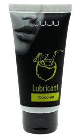 Съедобный лубрикант JUJU Coconut с ароматом кокоса - 50 мл. фото в интим магазине Love Boat