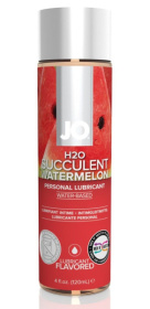 Лубрикант на водной основе с ароматом арбуза JO Flavored Watermelon - 120 мл. фото в интим магазине Love Boat