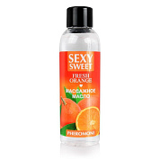 Массажное масло Sexy Sweet Fresh Orange с ароматом апельсина и феромонами - 75 мл. фото в интим магазине Love Boat