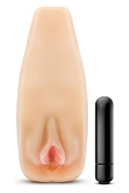 Мастурбатор-вагина с вибрацией Soft   Wet Natasha Realistic Beige Masturbator фото в интим магазине Love Boat