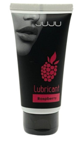 Съедобный лубрикант JUJU Raspberry с ароматом малины - 50 мл. фото в интим магазине Love Boat