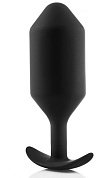 Черная анальная пробка для ношения B-vibe Snug Plug 6 - 17 см. фото в интим магазине Love Boat