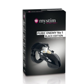 
Пояс верности с электростимуляцией Mystim Pubic Enemy No1 Black Edition фото в интим магазине Love Boat