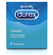 Классические презервативы Durex Classic - 3 шт. фото в интим магазине Love Boat